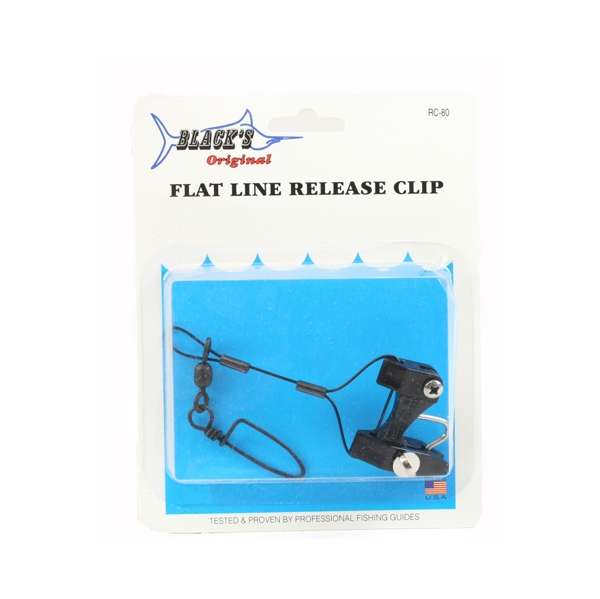 Blacks Original Flat Line Release Clip RC-80 - Dogfish Tackle & Marine