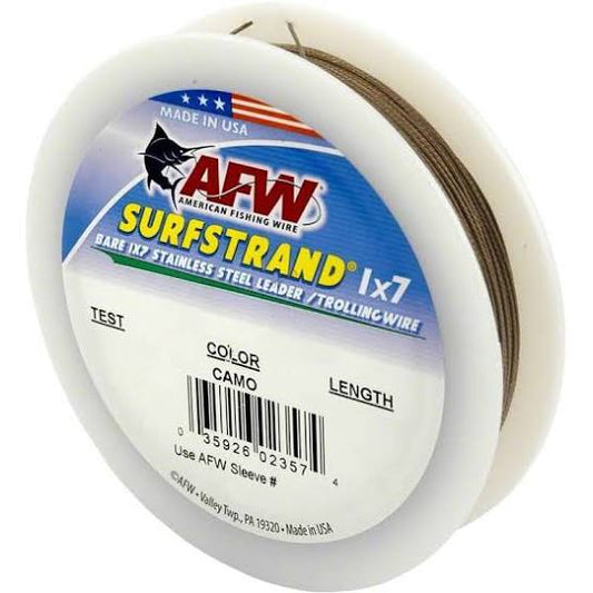 AFW Surfstrand 1x7 Stainless Steel Leader 300ft Cable - Dogfish Tackle & Marine