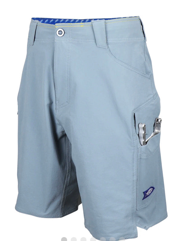 Aftco Pact Fishing Shorts-Slate Blue - Dogfish Tackle & Marine