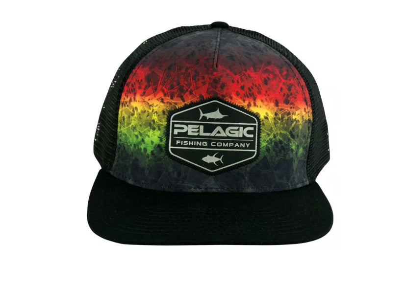 Pelagic Alpha SnapBack -Rasta Hex - Dogfish Tackle & Marine