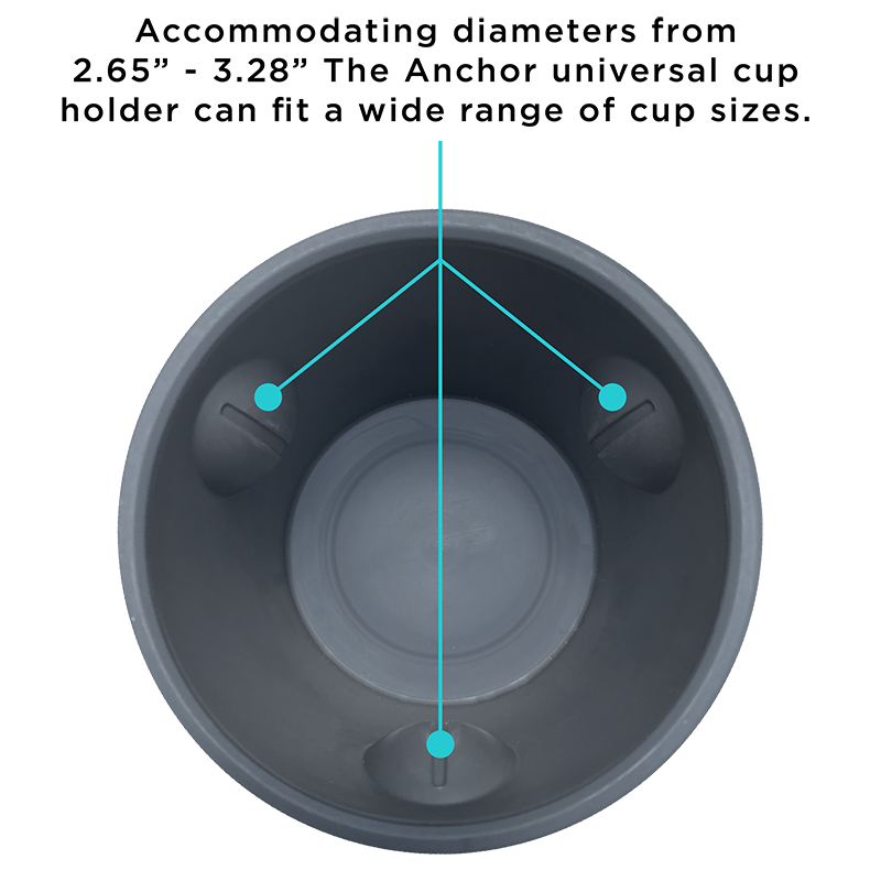The Anchor Non-Tipping Cup Holder - Dogfish Tackle & Marine