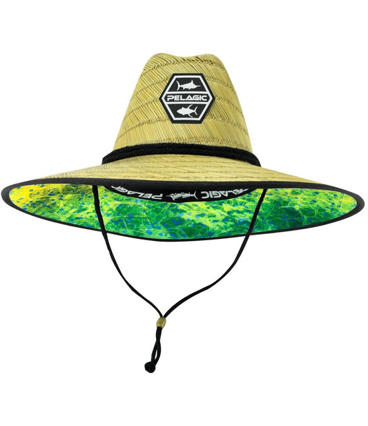 Pelagic Baja Straw Hat-Dorado Hex - Dogfish Tackle & Marine