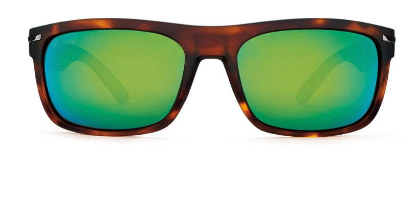 Kaenon Burnet Polarized Sunglasses Matte Tortoise/Coastal Green Mirror - Dogfish Tackle & Marine