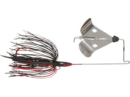 Strike King Elite Buzzbait 3/8oz Bleeding Black - Dogfish Tackle & Marine