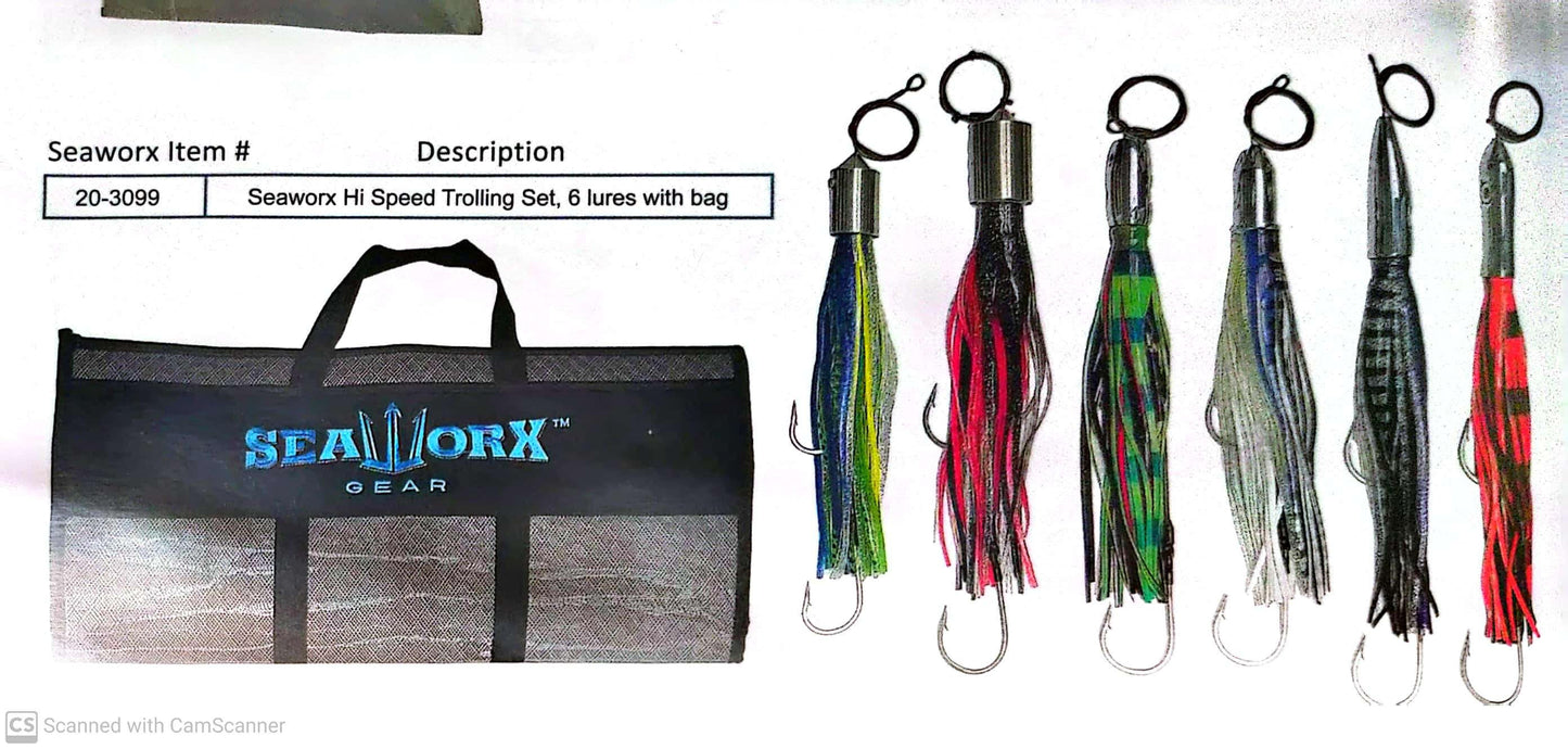 Seaworx High Speed Trolling Lure Set - Dogfish Tackle & Marine